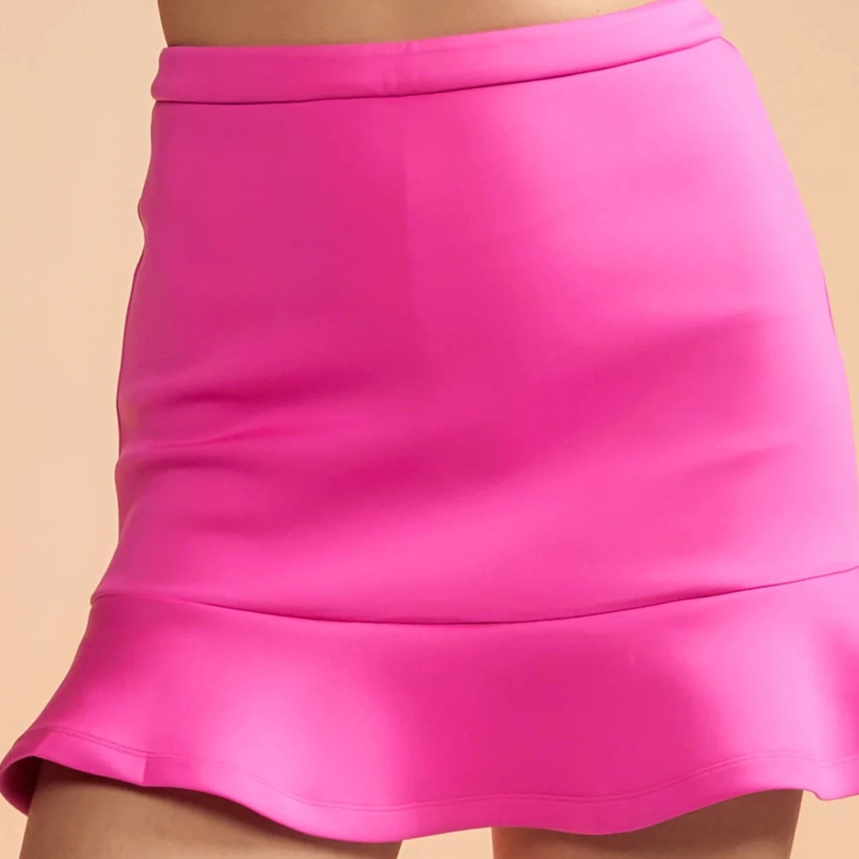 Bonded Mini Skirt