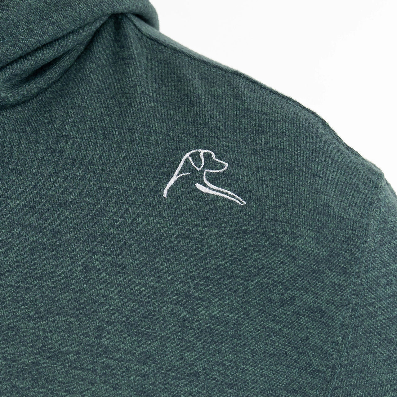 Rhoback Hesi Performance Hoodie in Ponderosa Green heather