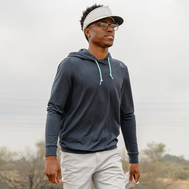 Hesi Performance Hoodie in Heather Postgame Grey - Baseline Social
