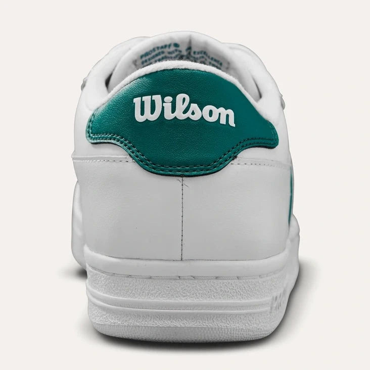 Unisex Pro Staff 87 Shoe in White and Aventurine