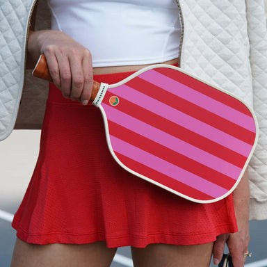 Tangerine Prouts Neck Pickleball Paddle in Red and Pink