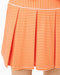 Addison Bay Racquet Skort in Super White/Papaya Stripe at Baseline Social
