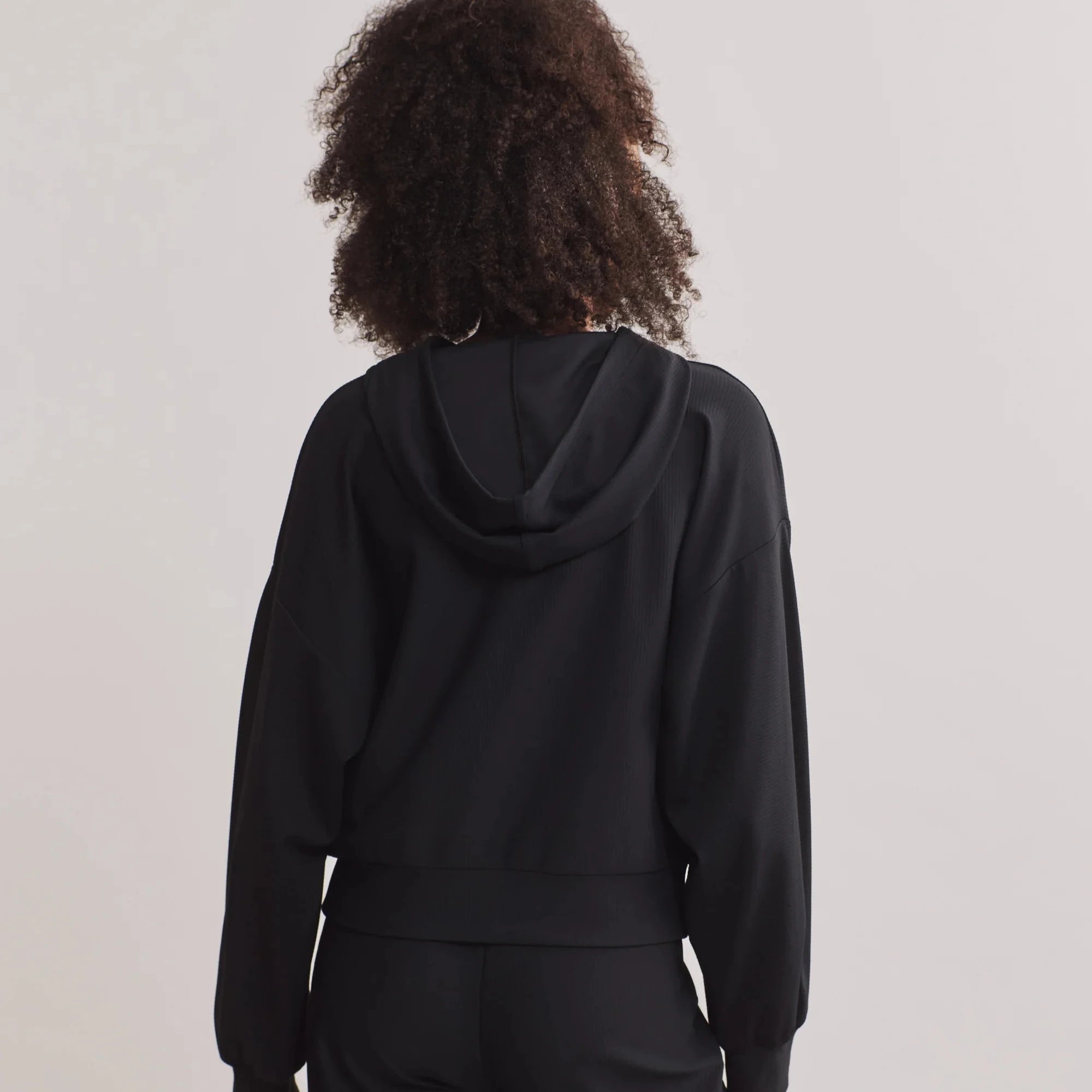 Rhone Ripple Hoodie in Black