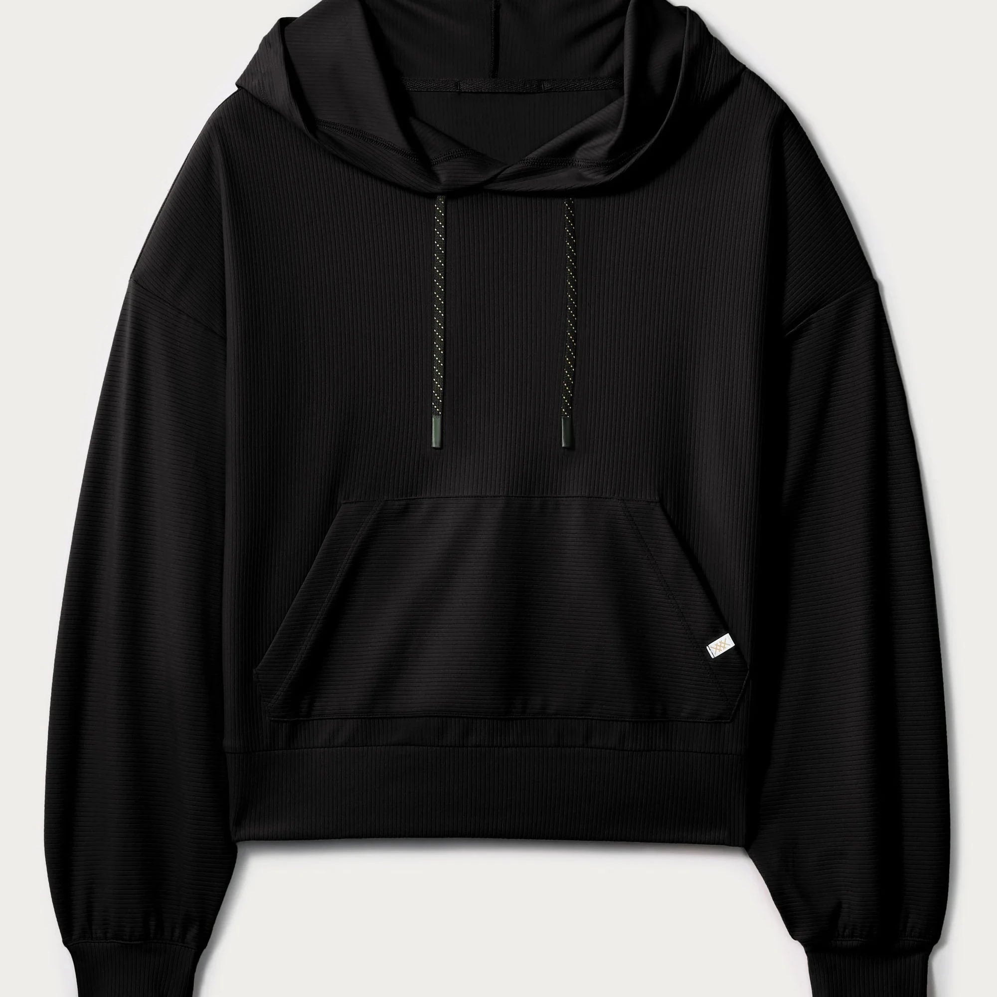 Rhone Ripple Hoodie in Black