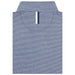 Rhoback The Riva Heather Stripe Performance Q-Zip in Fleet Navy/White