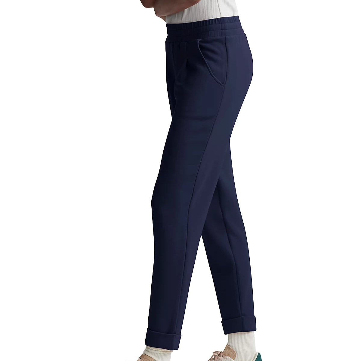 Varley The Rolled Cuff Pant in Navy 25"