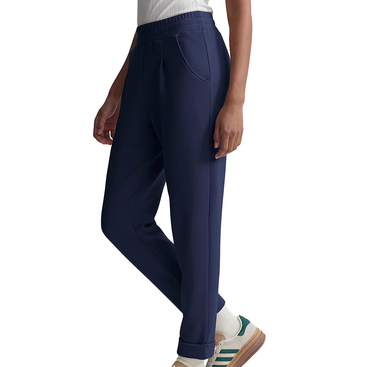 Varley The Rolled Cuff Pant in Navy 25"