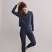 Rhone Serene Hoodie in Navy Blue