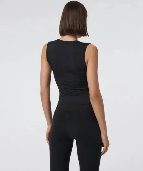 Halo Essential Scoop Tank in Raisin - Baseline Social