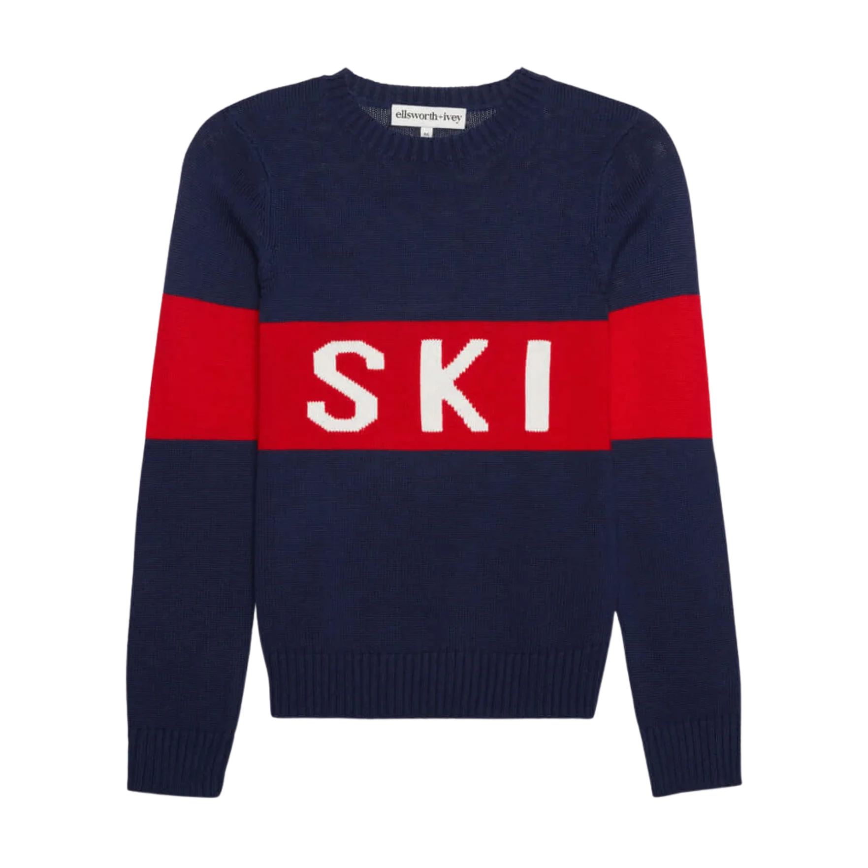 Block Ski Crewneck Sweater