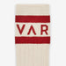 Varley Spencer Sock in Sandshell/Red Dahlia