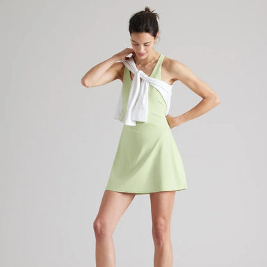 Rhone Course to Court Sport Dress in Lime Zest