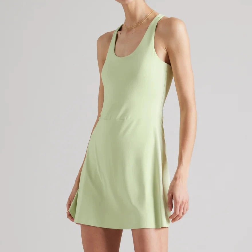 Rhone Course to Court Sport Dress in Lime Zest