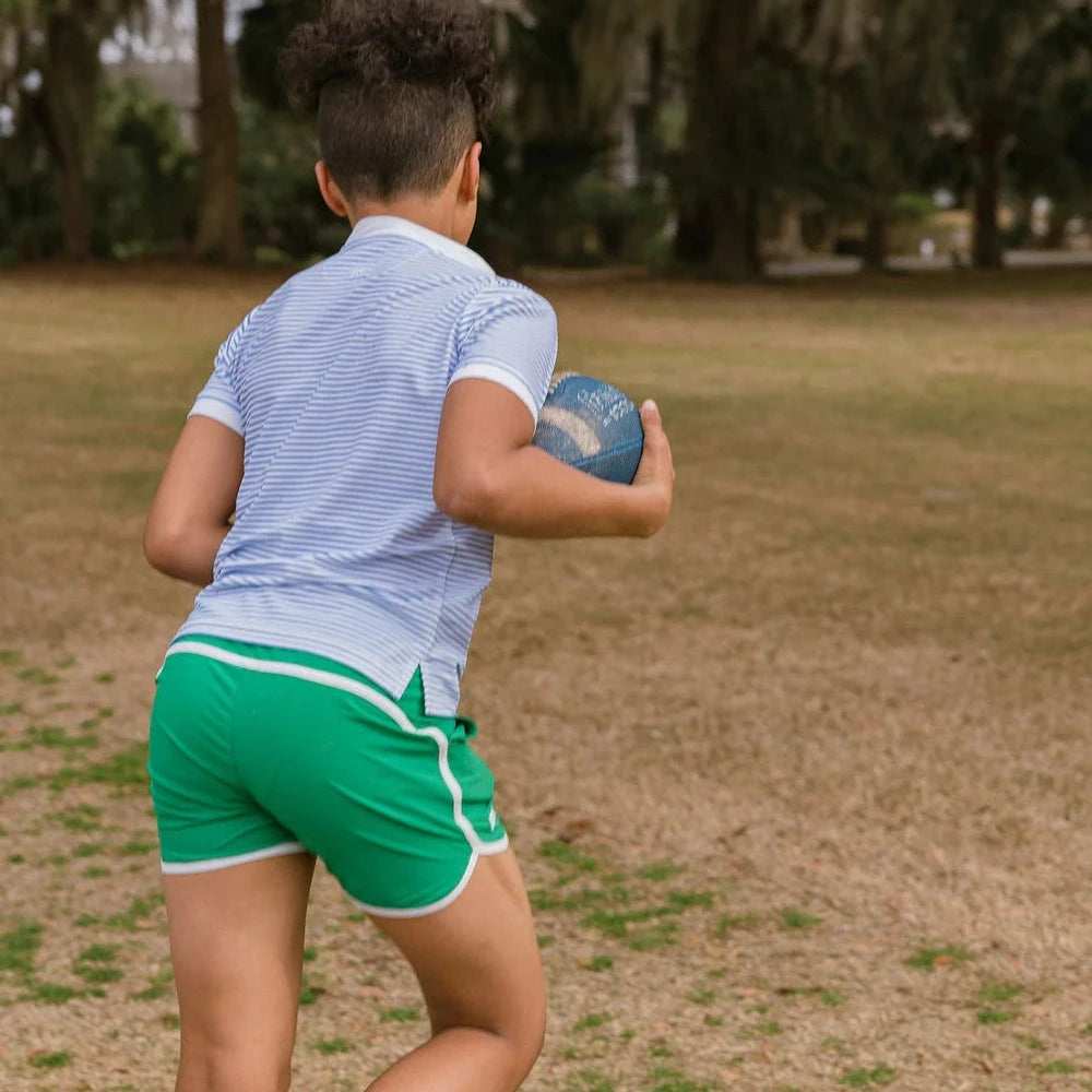 Courtside Kids Spring Retro Super Short kelly green