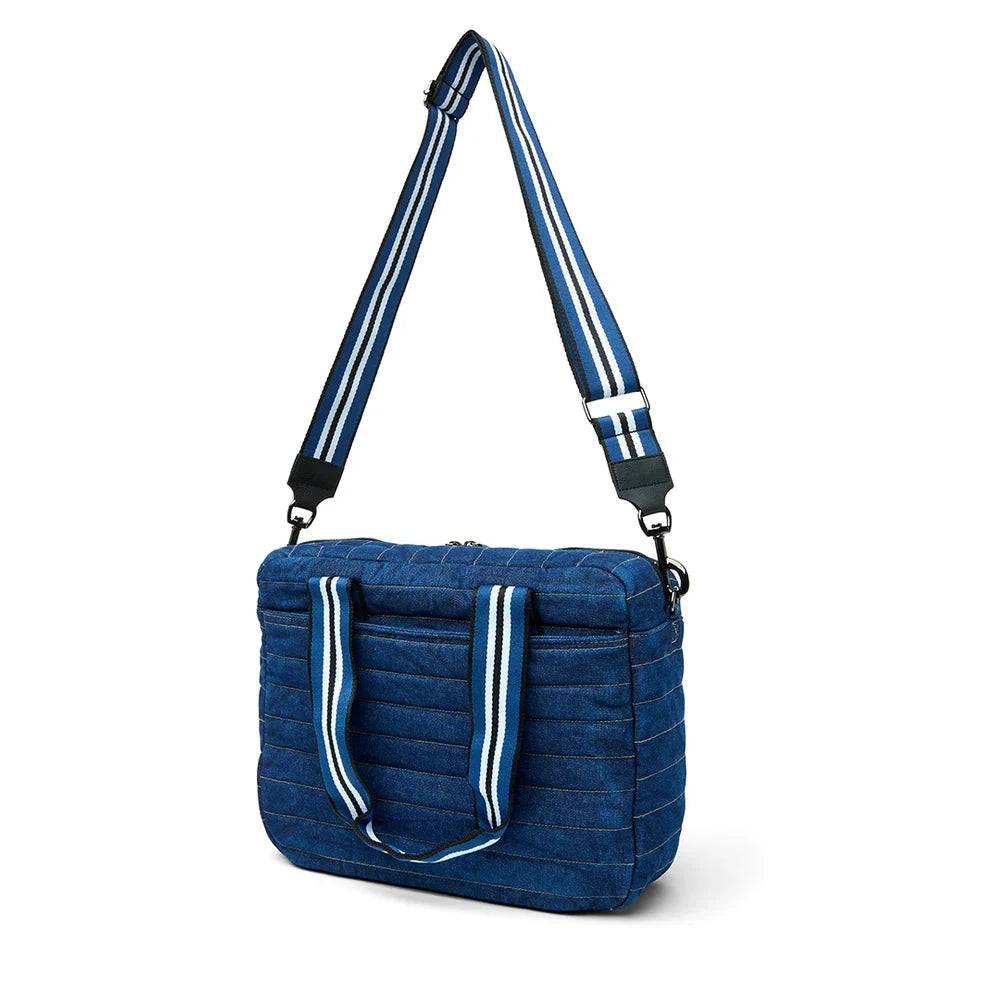 Think Royln Sporty Spice Pickleball Bag in Stone Wash Denim