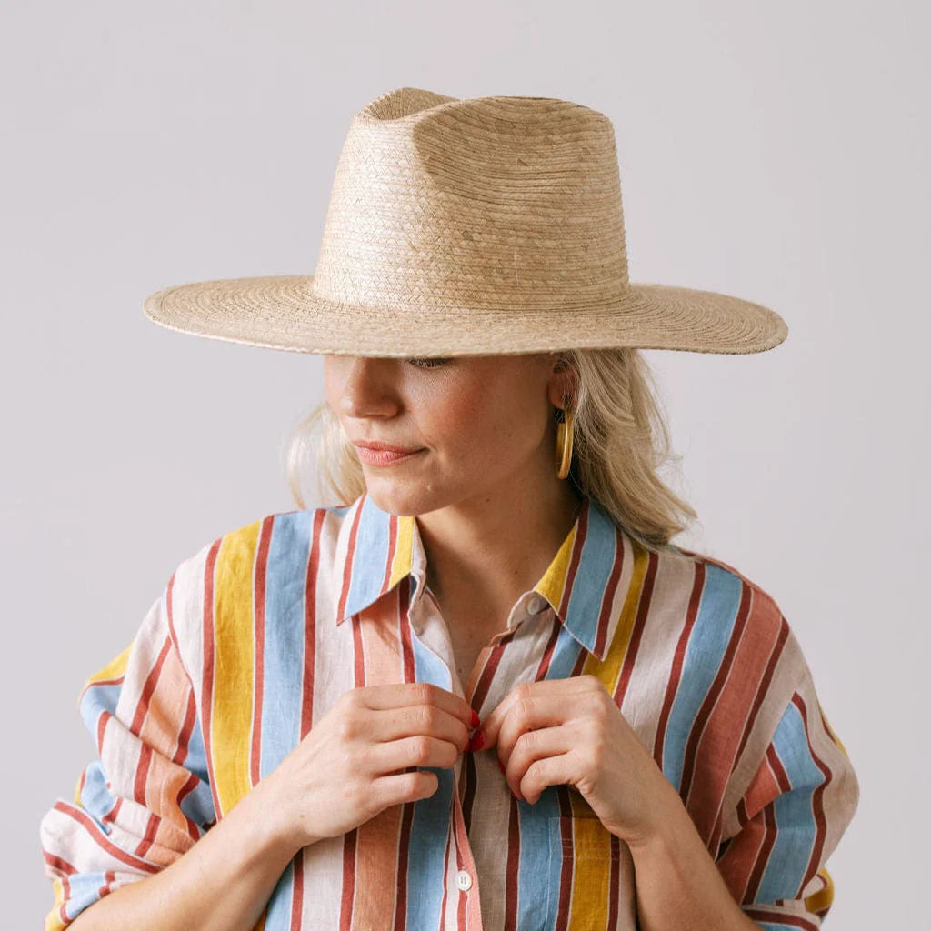 Sunshine Tienda Jane Palm Hat at Baseline Social