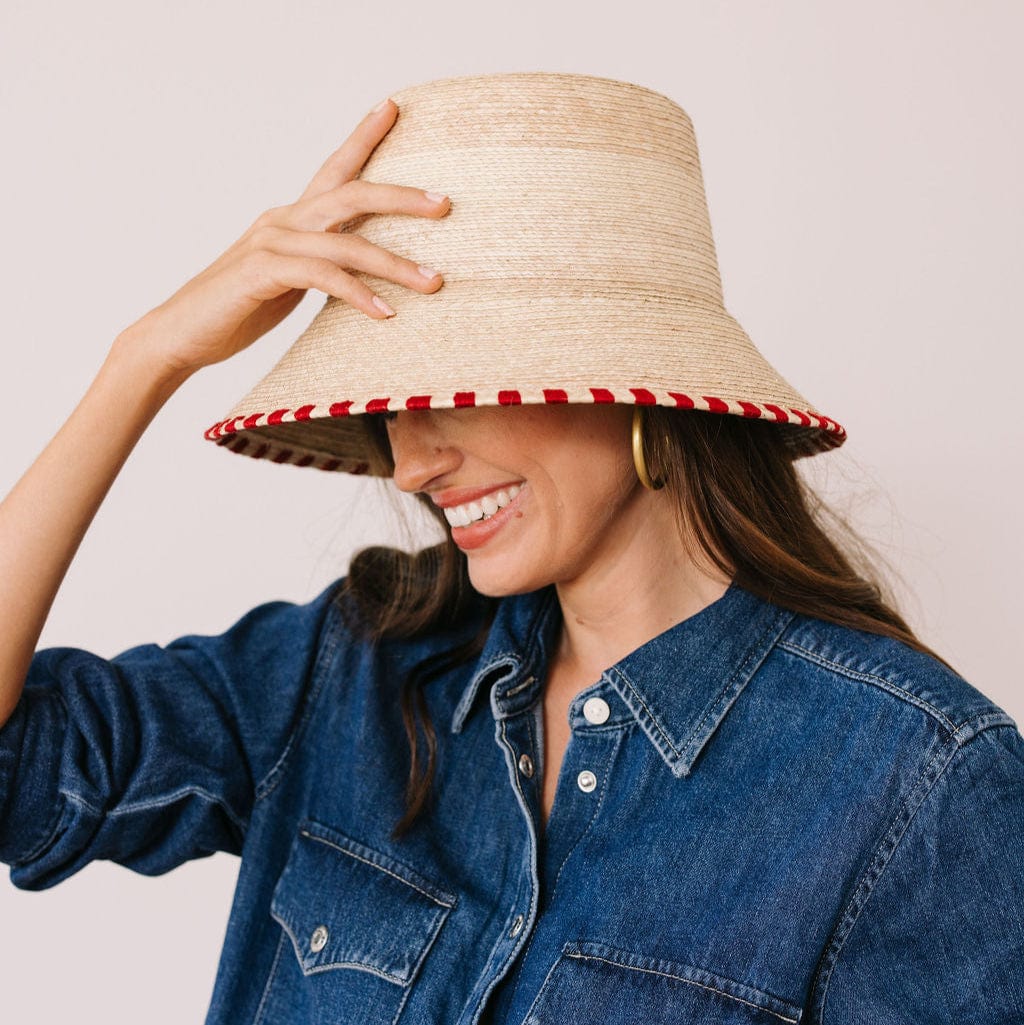 Sunshine Tienda Maroon Bucket Hat at Baseline Social