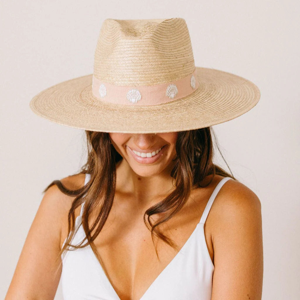 Sunshine Tienda Shell Haven Palm Hat at Baseline Social