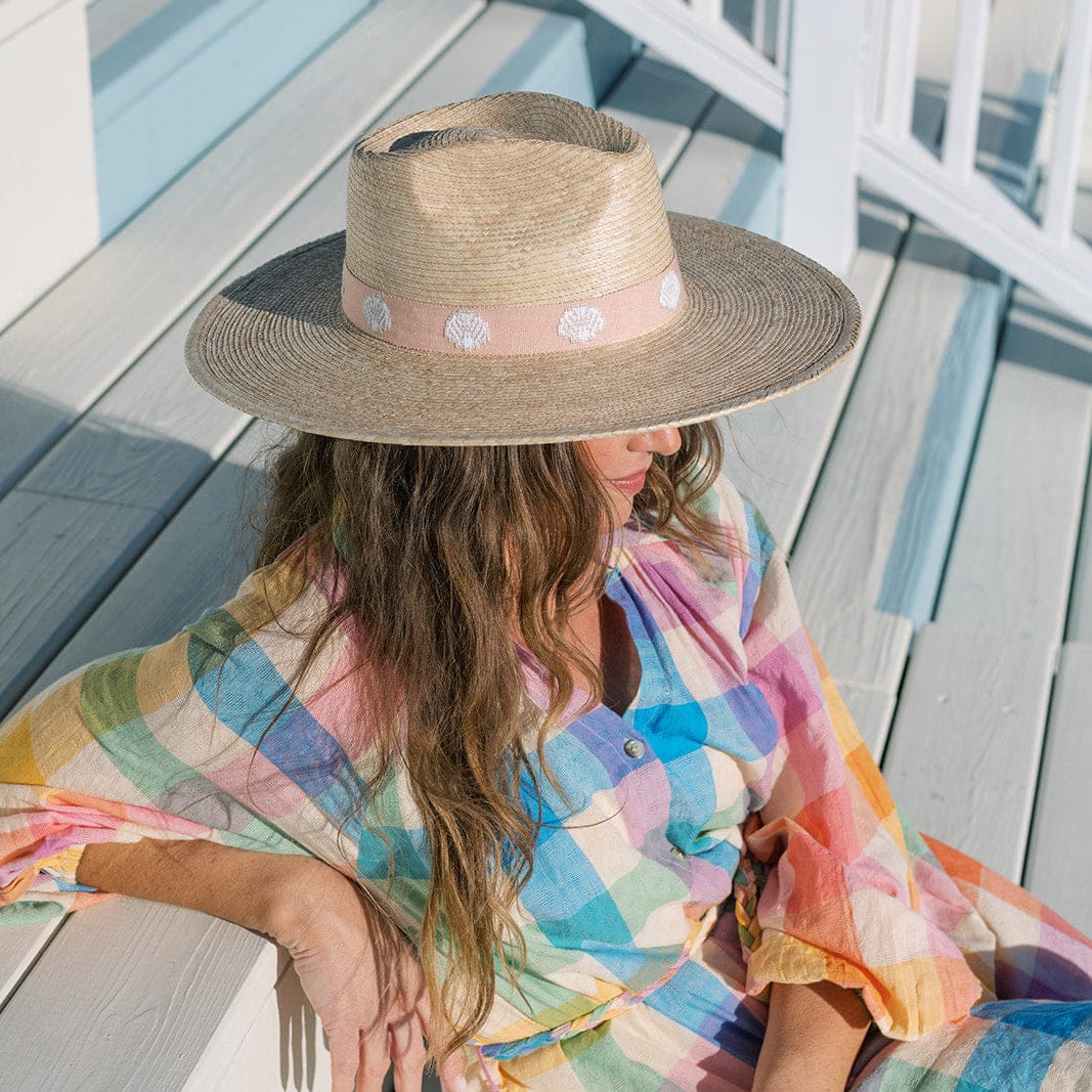 Sunshine Tienda Shell Haven Palm Hat at Baseline Social