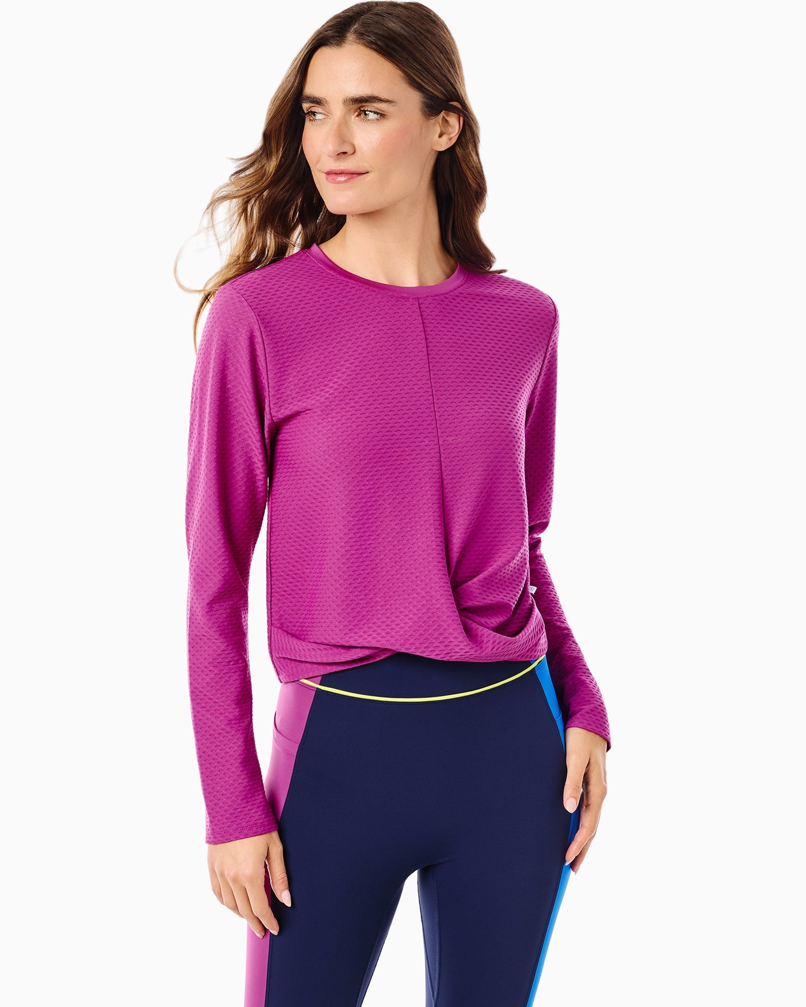 Topspin Long Sleeve in Plum