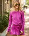 Topspin Long Sleeve in Plum