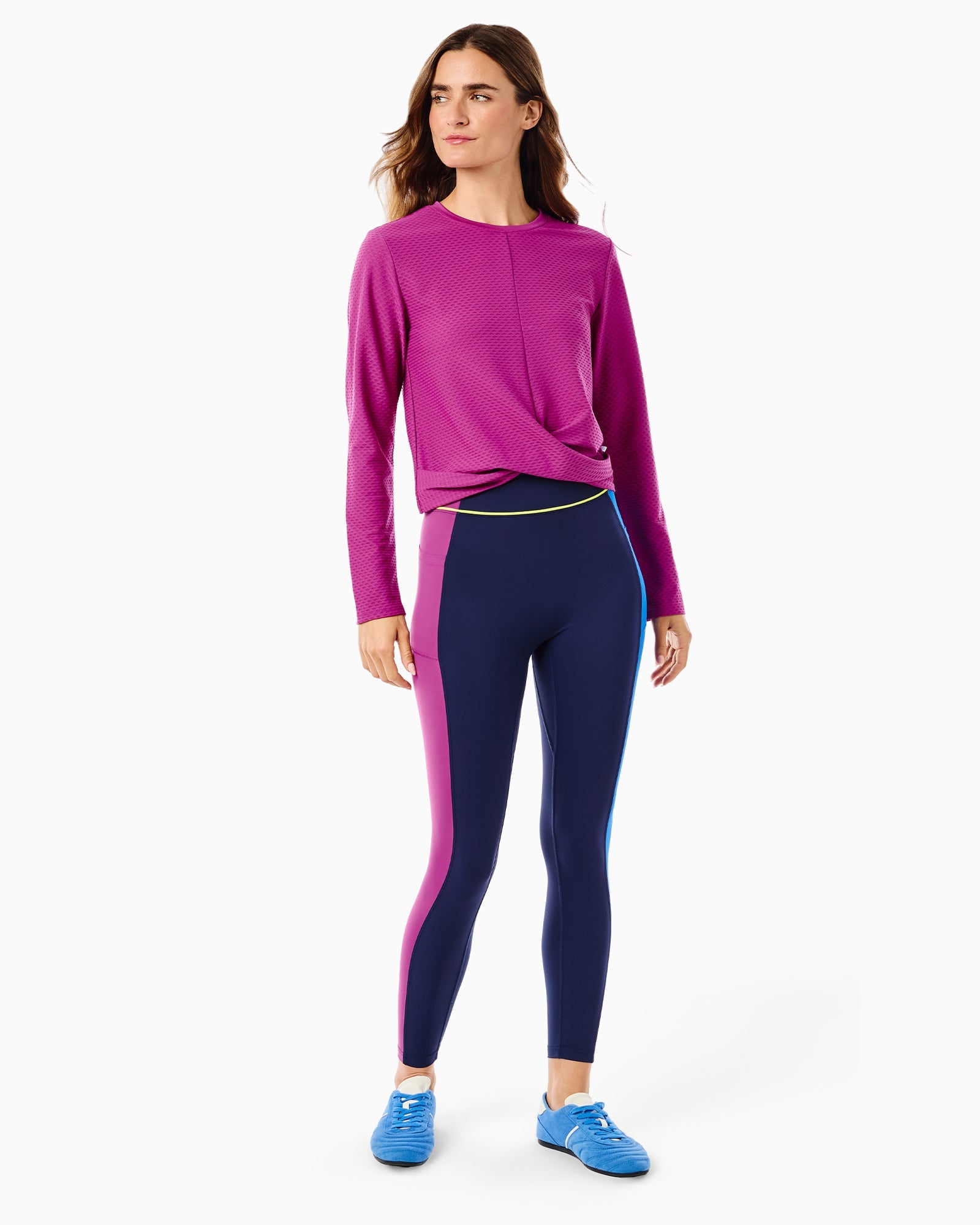 Topspin Long Sleeve in Plum