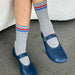 Le Bon Shoppe Boyfriend Socks in True Grey