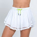 Lucky in Love High Waist Real Tulle Skirt in White