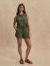 Varley Coulter High-Rise Short 3.5'' in Thyme at Baseline Social
