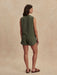 Varley Shea Crop Tank in Thyme at Baseline Social
