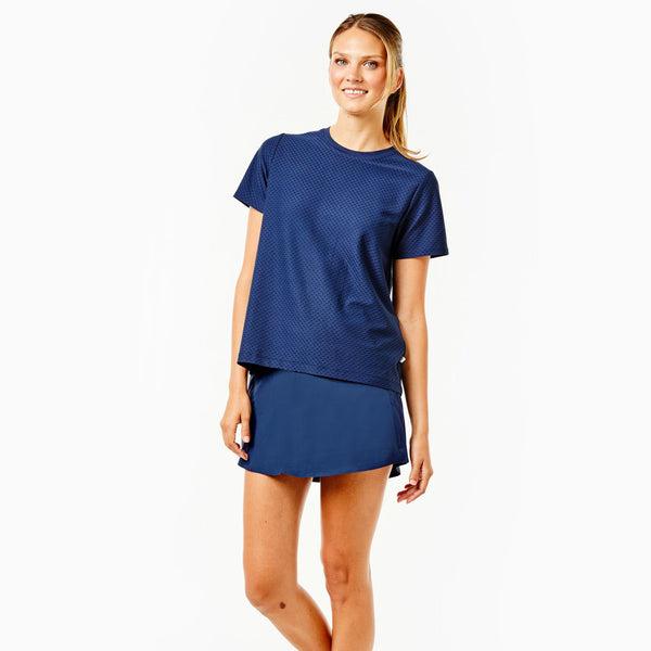 Addison Bay Walnut Short Sleeve in Navy