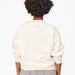 Clare V. Oversized Sweatshirt in Oyster White with Desert Blue Selection Officielle