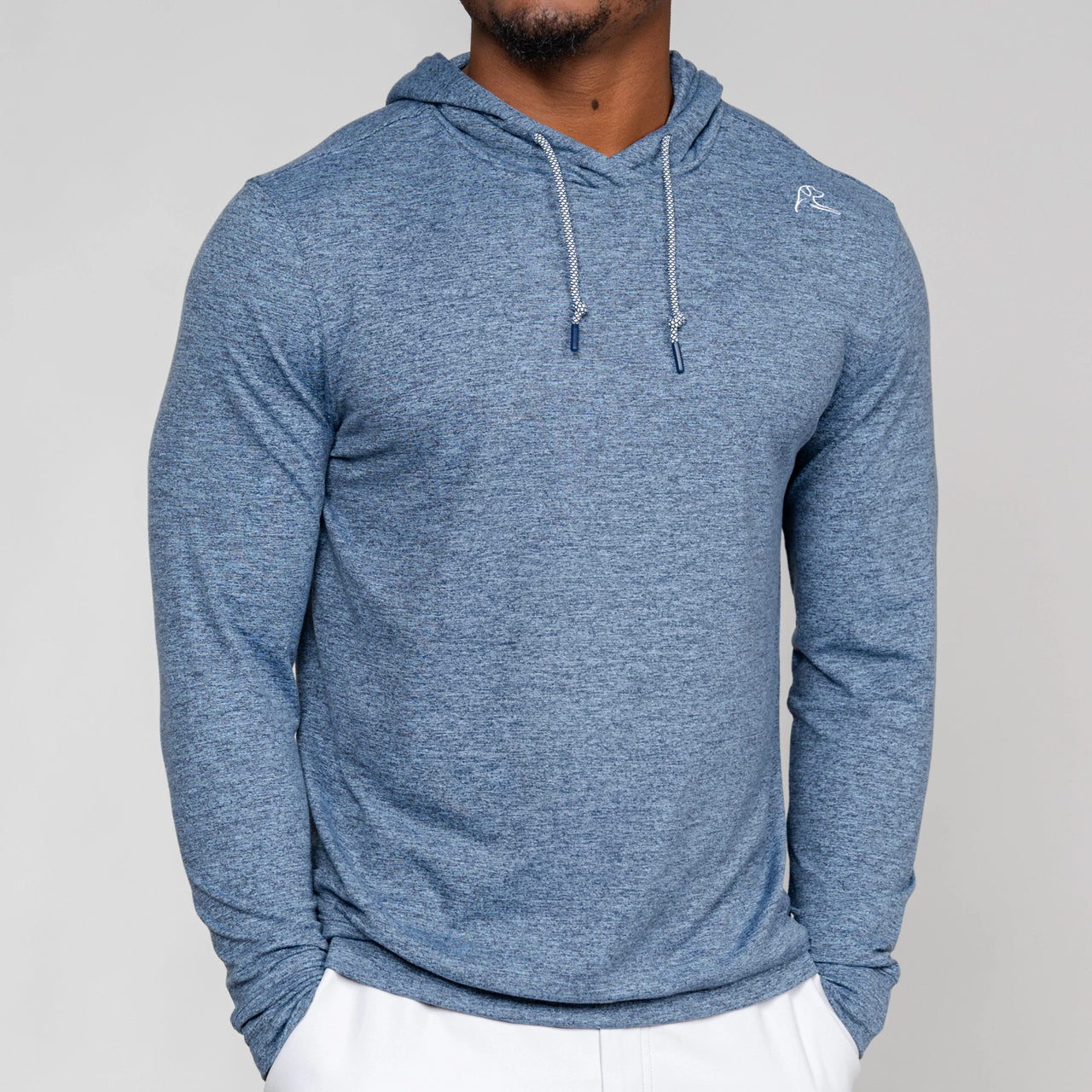 Rhoback Hesi Performance Hoodie in Zone Blue